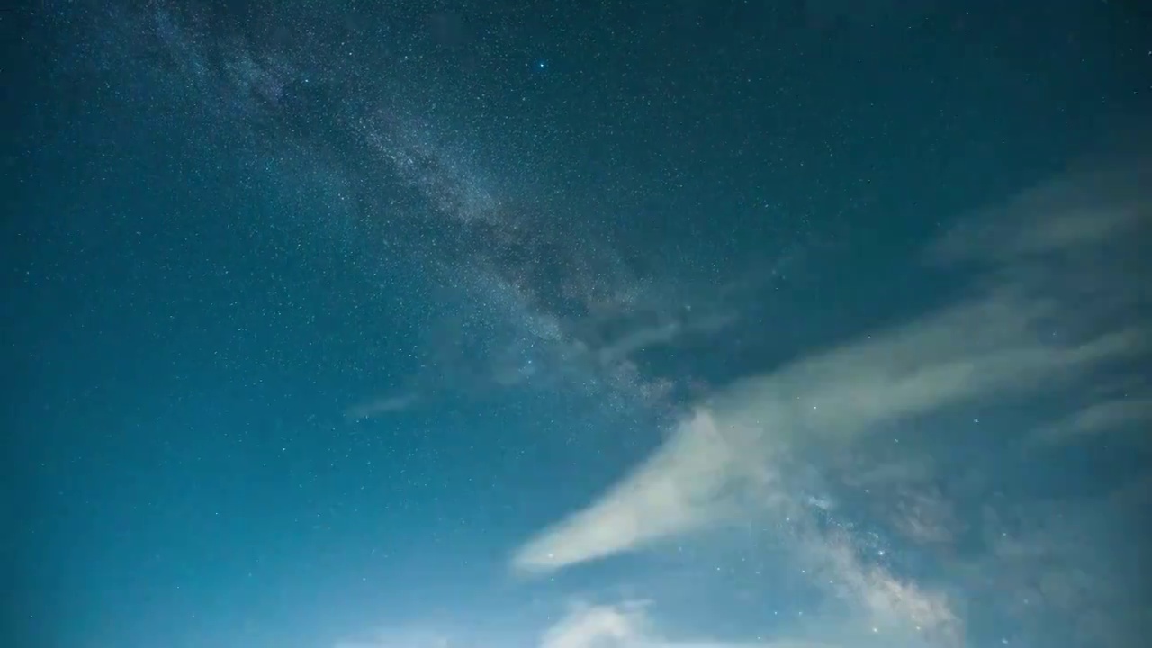 星空银河视频素材