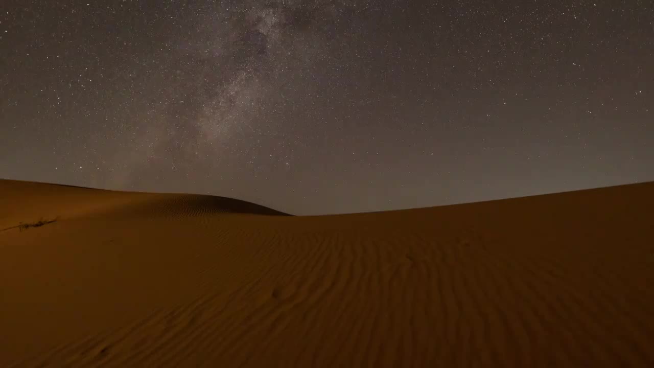 沙漠草原银河星空视频下载