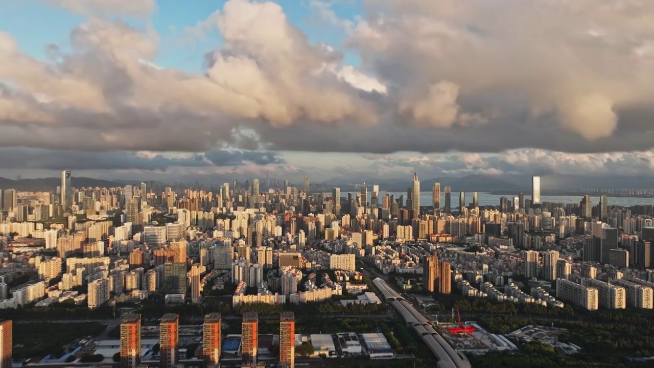 现代城市高楼大厦CBD延时视频下载