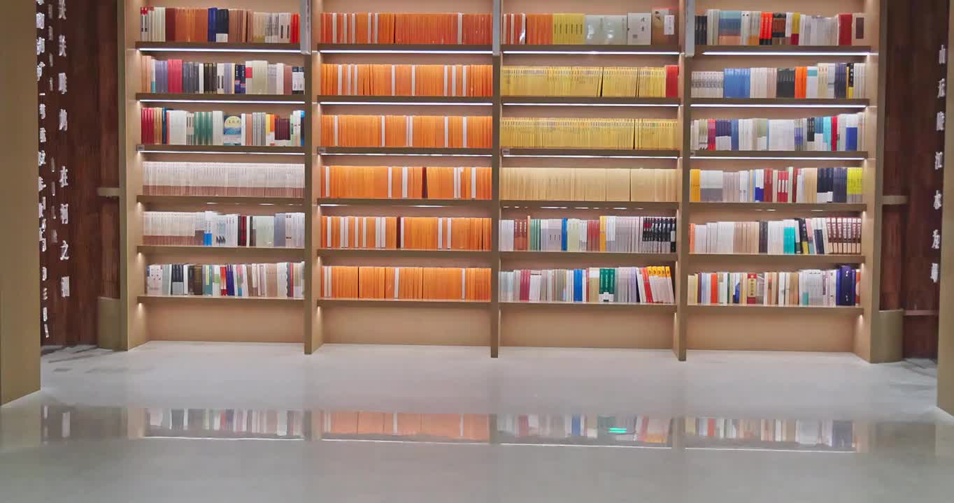 武汉中心图书馆视频素材