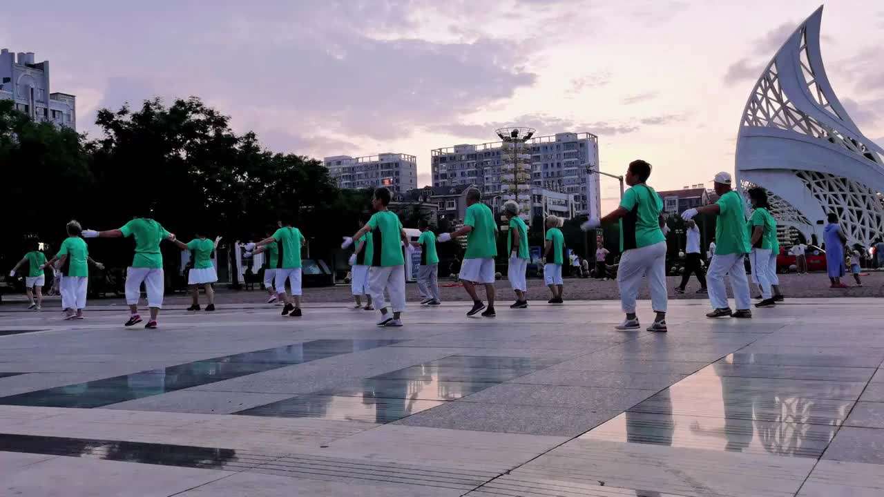 中国辽宁大连金普新区老年人广场舞蹈视频下载