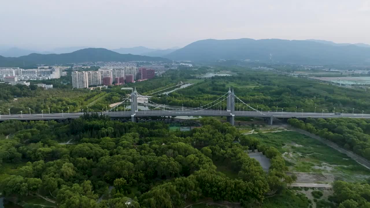 航拍北京南环大桥视频素材