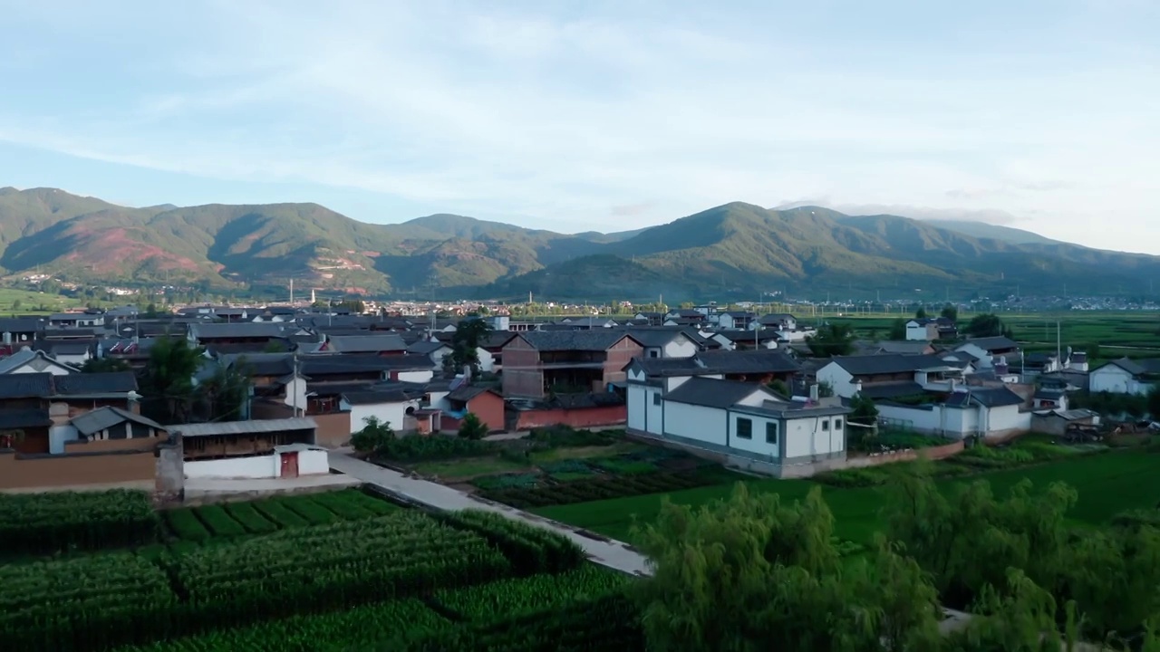 中国云南大理沙溪古镇风景视频下载
