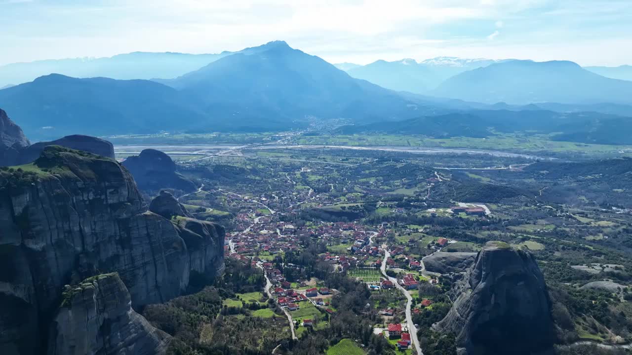 希腊天空修道院007拍摄地视频下载