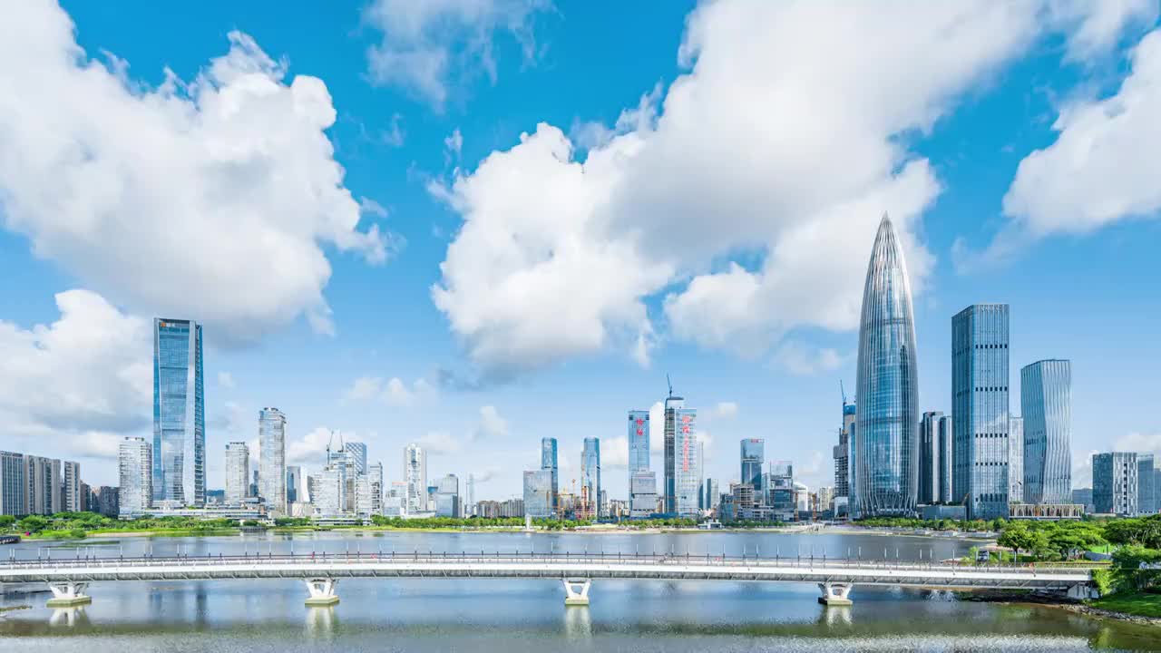 深圳城市建筑都市风光视频下载