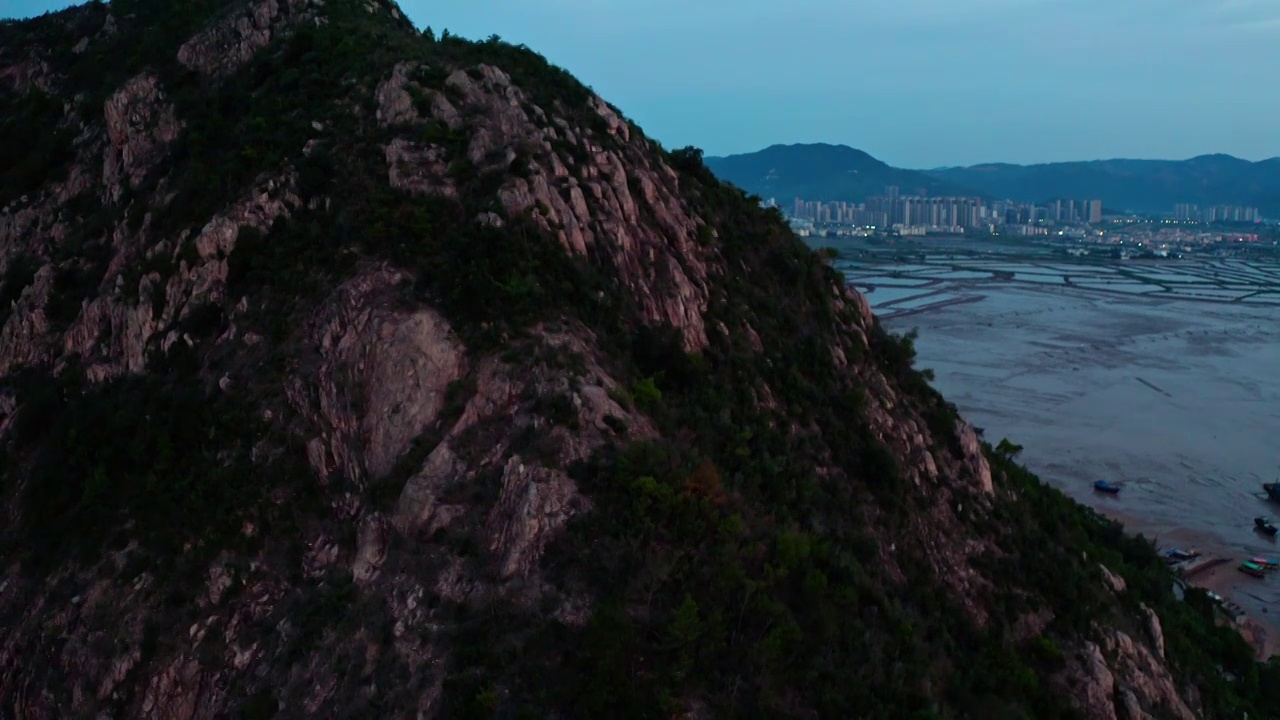 霞浦县的城市景观与周边环境视频下载