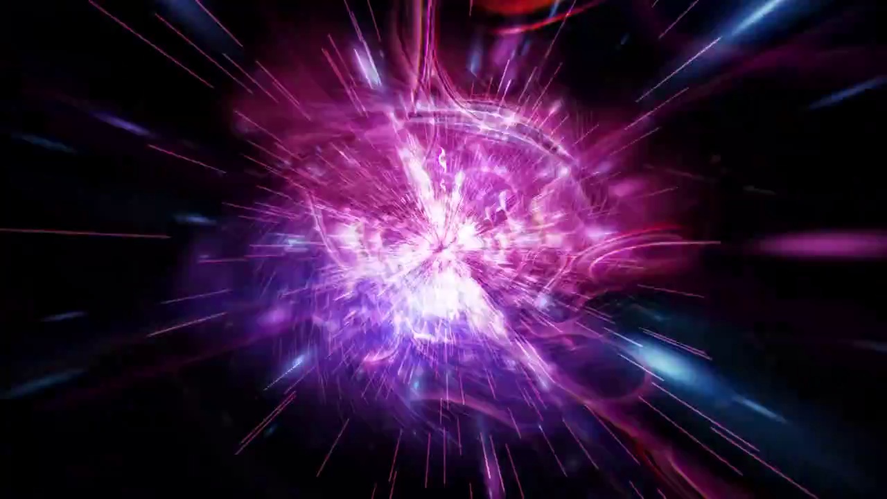 唯美绚丽宇宙空间能量球特效4K视频下载