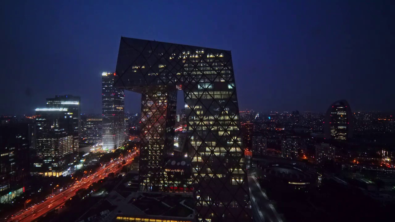 北京国贸夜景视频下载