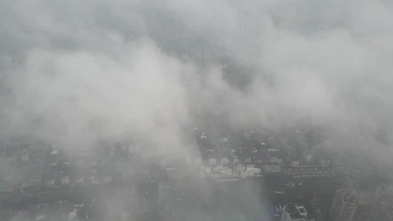 温州鹿城区的云海视频素材