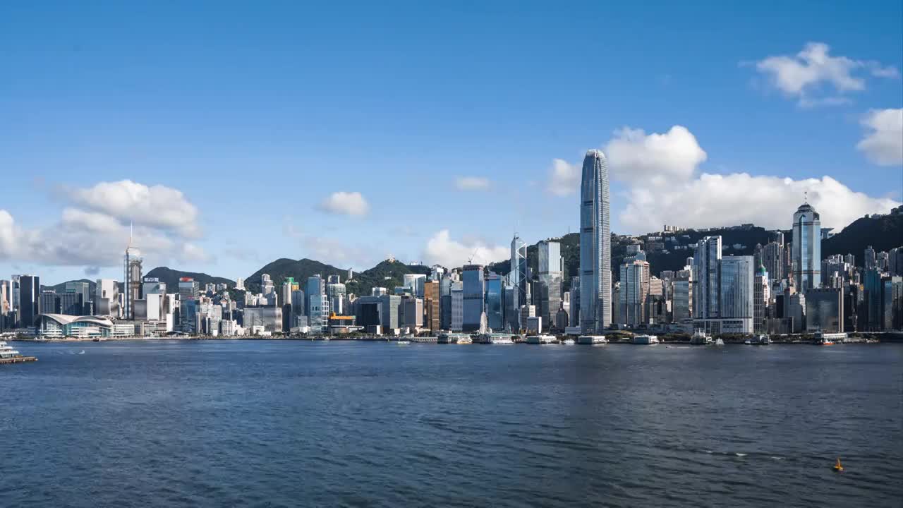 香港城市风光延时视频素材