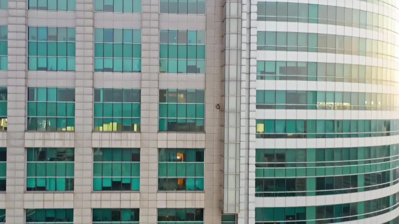 上海 白昼 人民广场 来福士广场 办公楼外观 航拍视频 4K视频下载