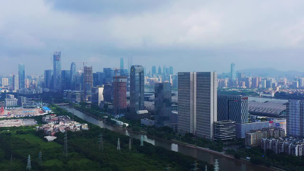 广州琶洲航拍视频下载