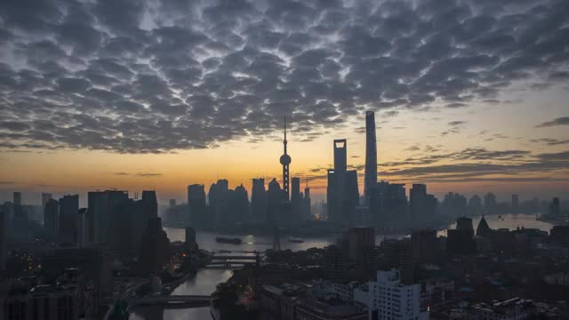 上海城市高清延时风光视频素材