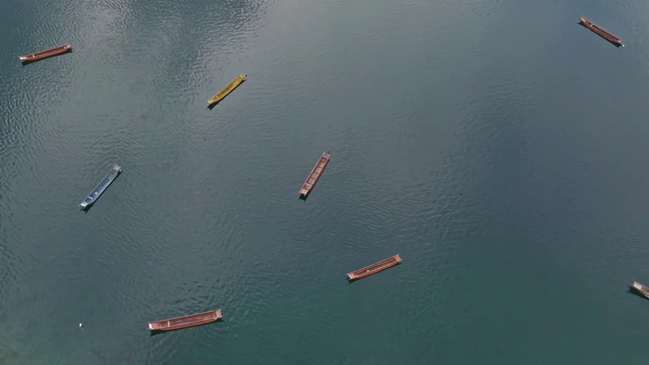 四川泸沽湖风光视频素材