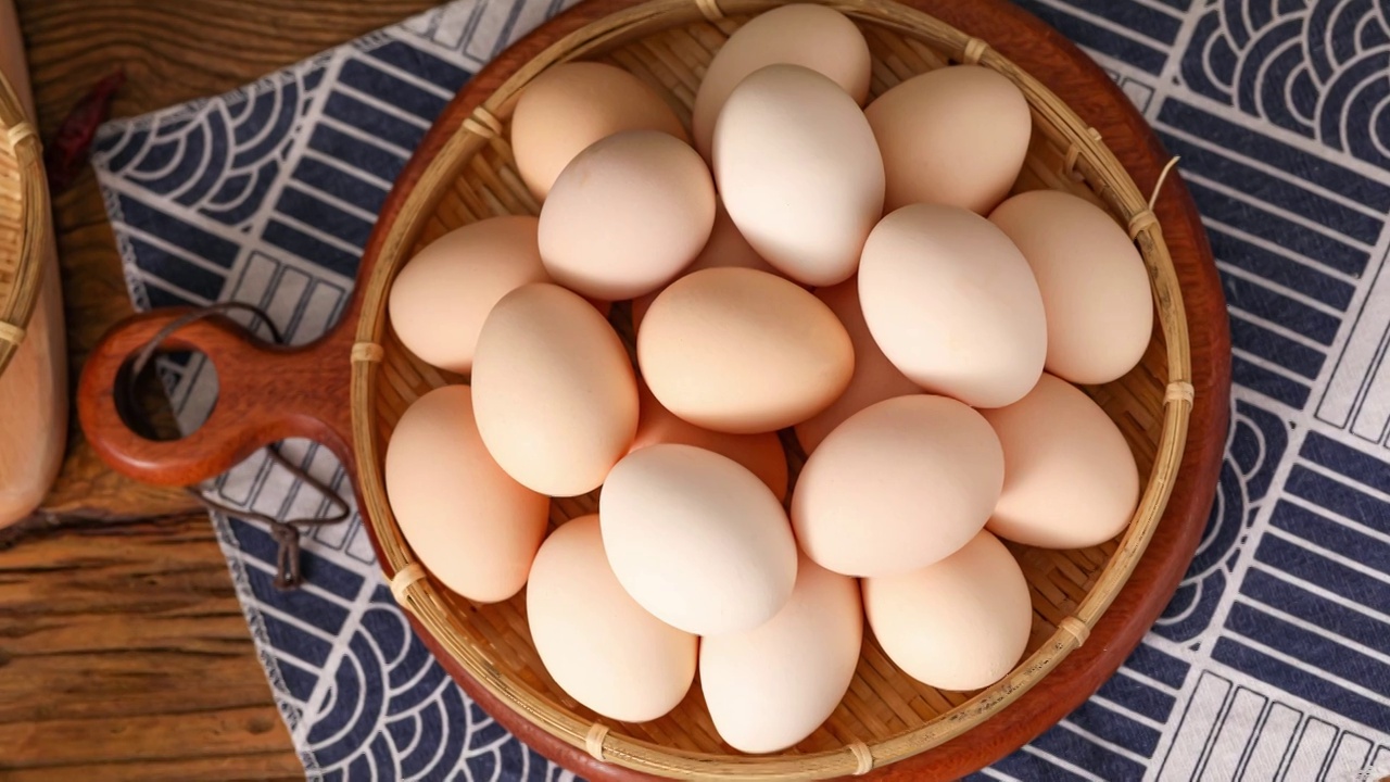 鸡蛋 土鸡蛋 柴鸡蛋 山鸡蛋 农家鸡蛋 鸡蛋主图 新鲜土鸡蛋 散养土鸡蛋（合集）视频素材