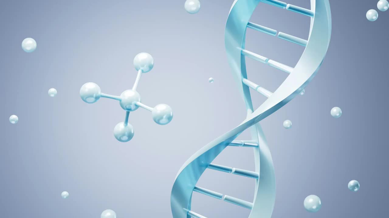 DNA 和分子结构视频素材