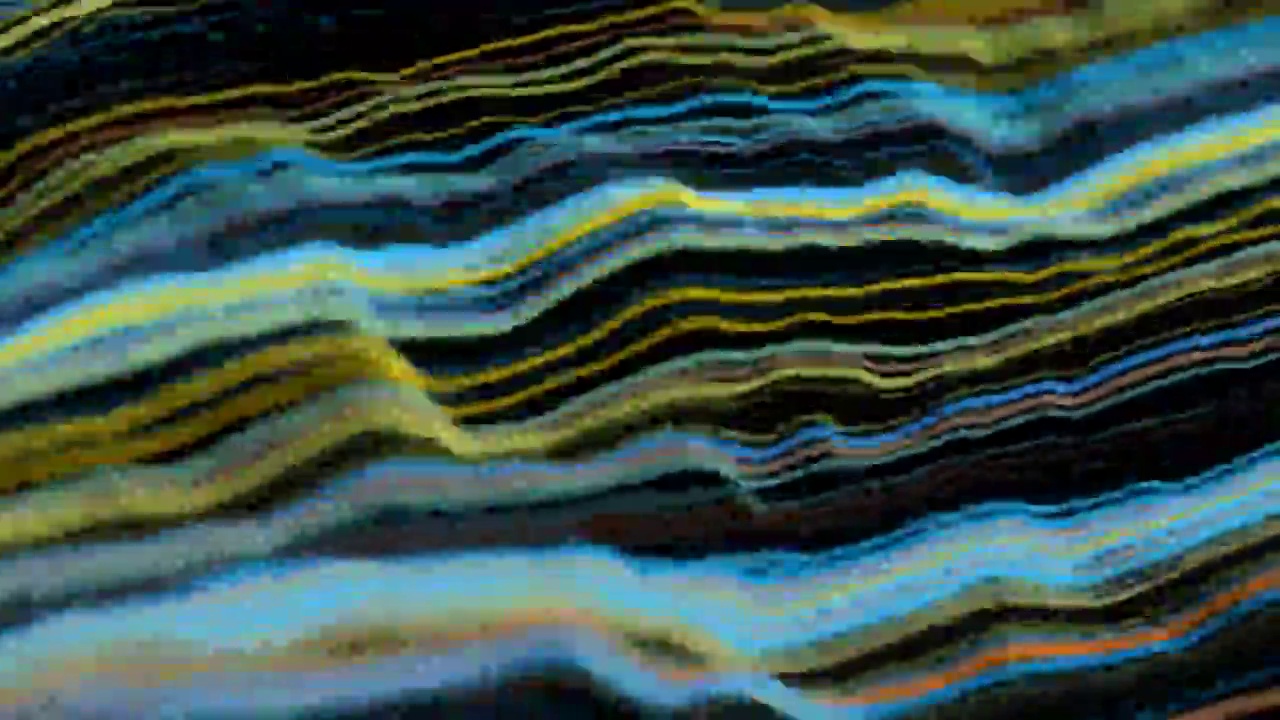 电子流水无线电波数字激流波峰波谷电子艺术虚拟空间科技感粒子自然动画三维背景高科技抽象艺术CG素材影片视频下载