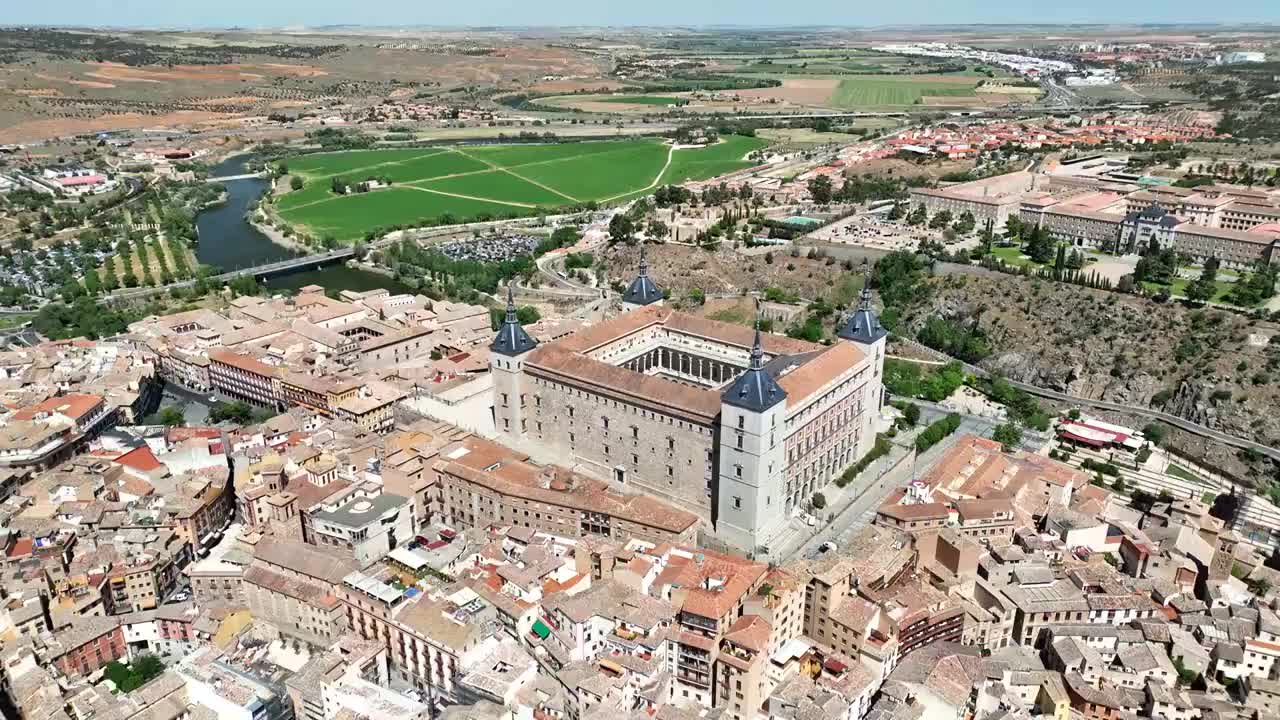 西班牙中世纪古城视频下载