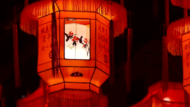 中国灯笼视频素材