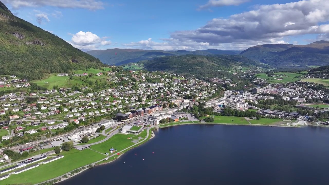 北欧挪威——沃斯（VOSS）峡湾航拍视频下载