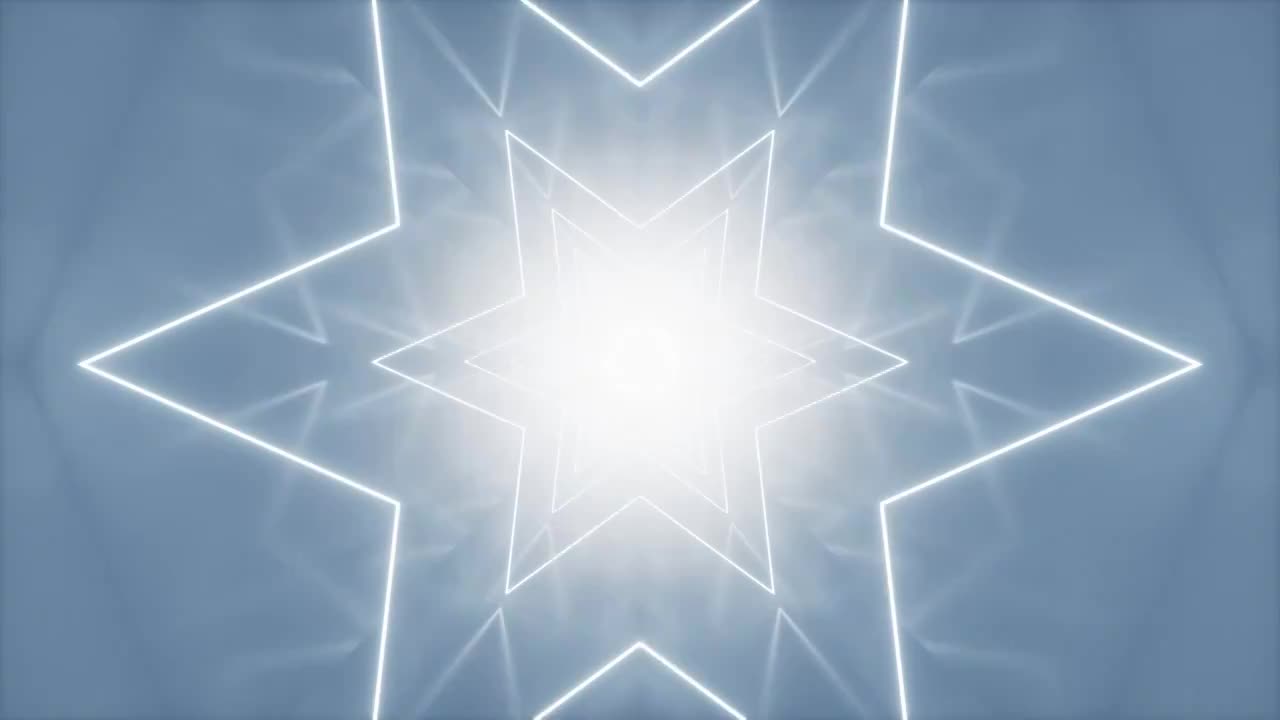 白色霓虹隧道动画视频素材