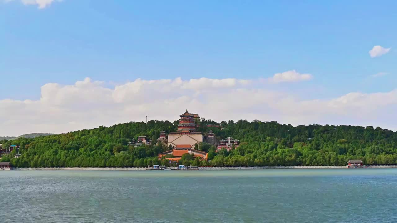 北京颐和园昆明湖视频下载