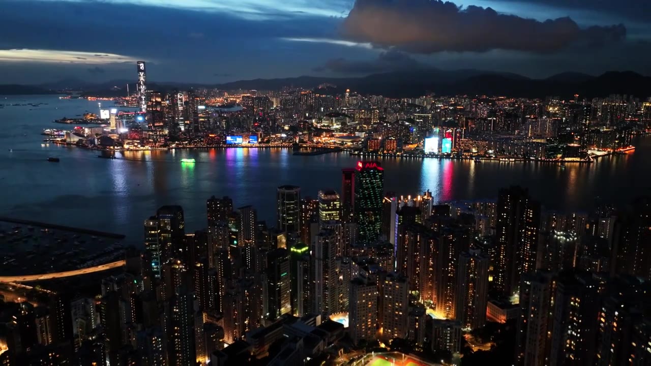 香港城市宣传片粤港澳大湾区航拍视频下载