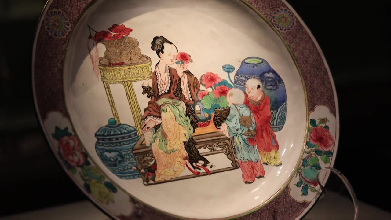 清代瓷器珐琅彩，广珐琅视频下载