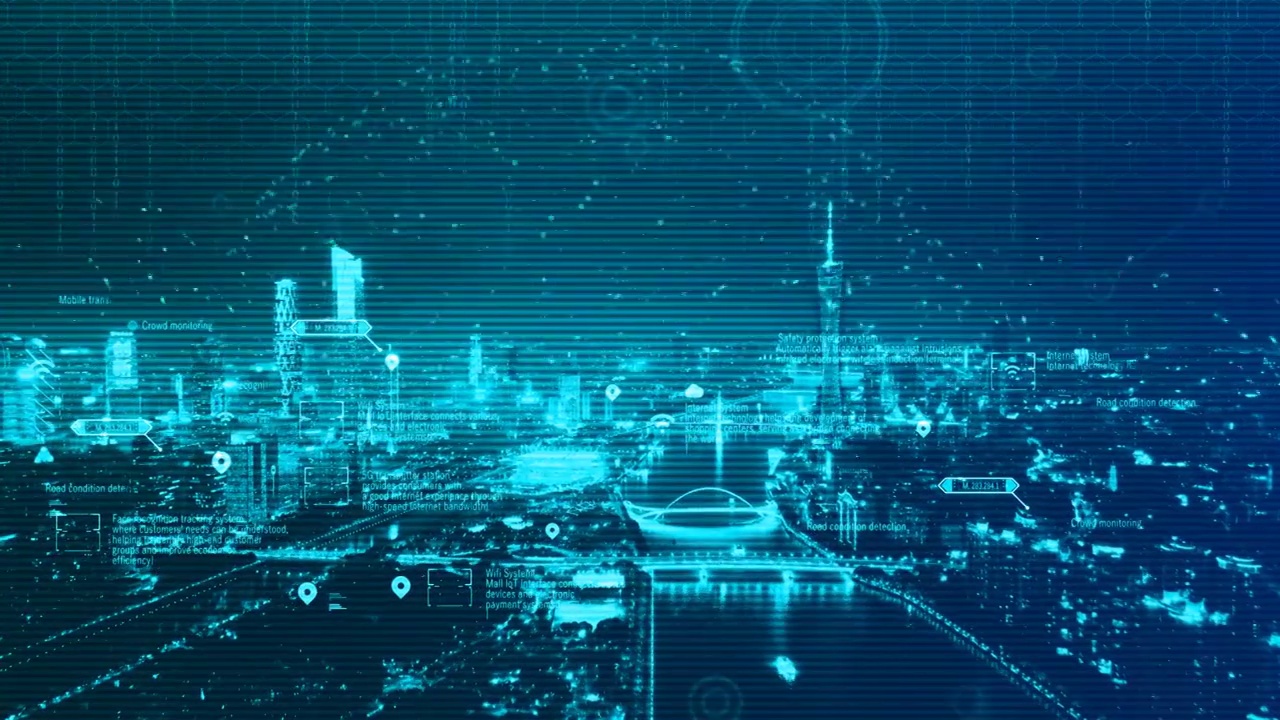 智慧都市金融科技创意园互联网技术发展驱动赋能智慧城市AI发展生态5G系统大数据云计算区块链人工智能视频下载