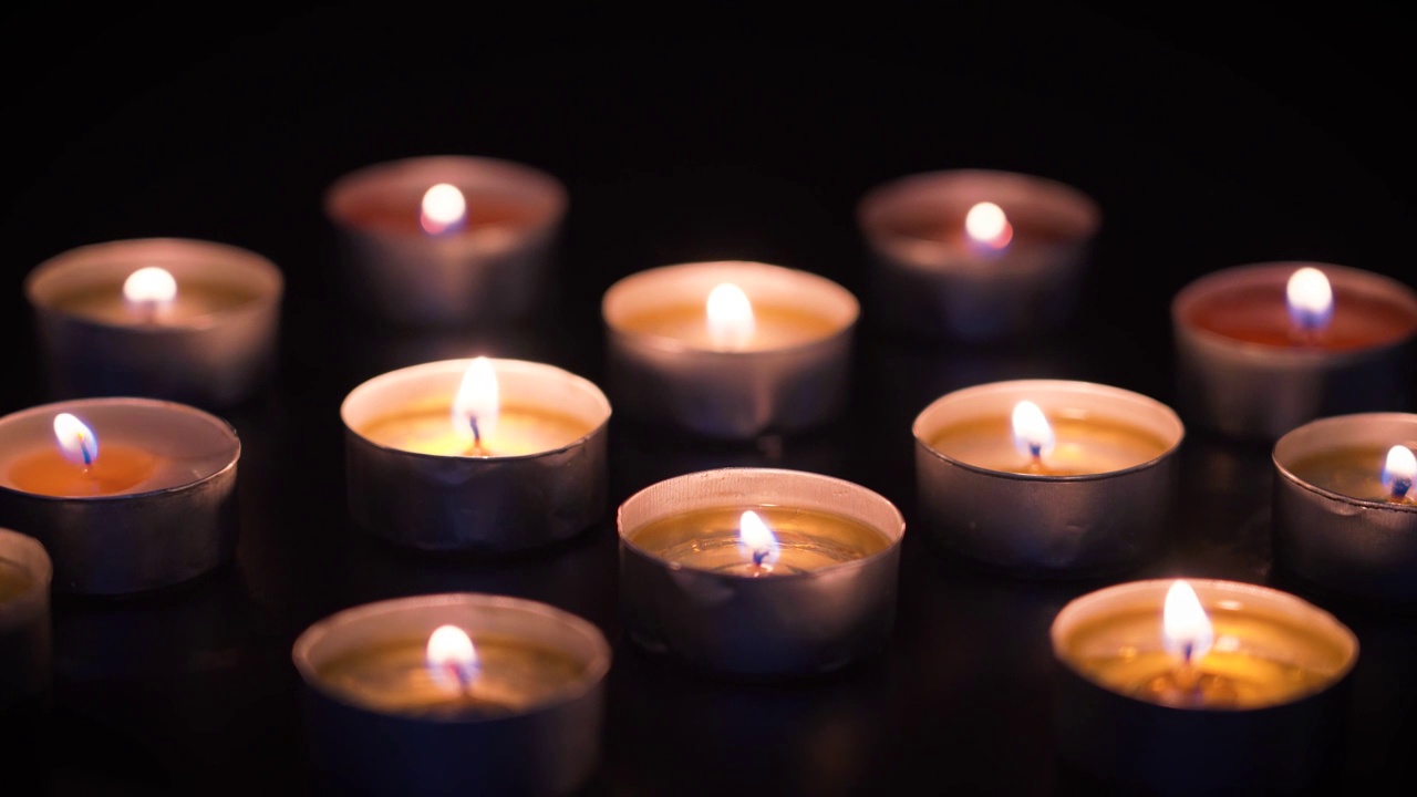 蜡烛祈福祝愿哀悼视频下载