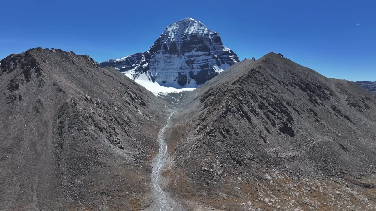 西藏阿里冈仁波齐转山航拍视频下载