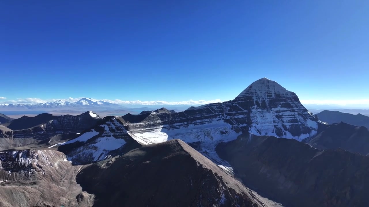 西藏阿里冈仁波齐转山航拍视频下载