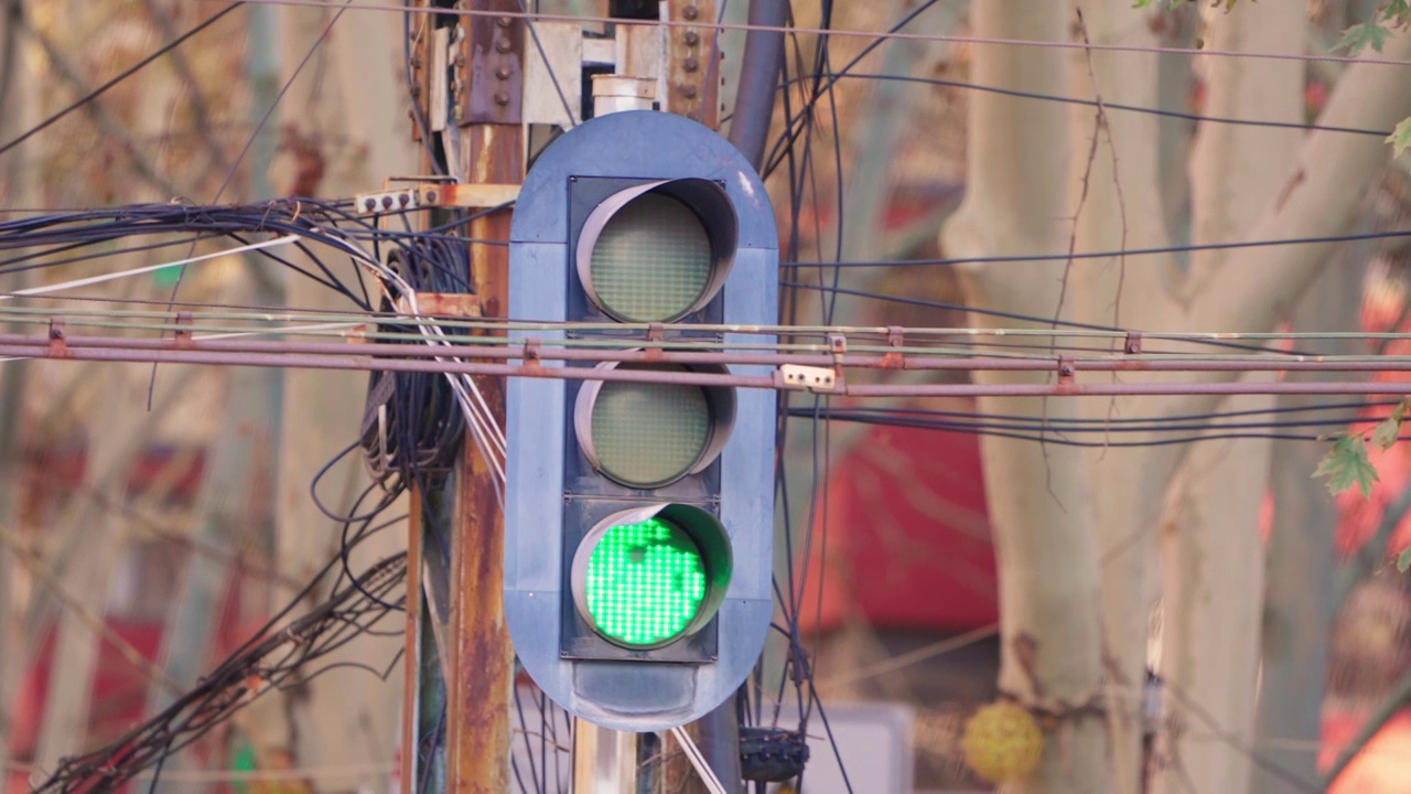红绿灯交通信号灯视频下载