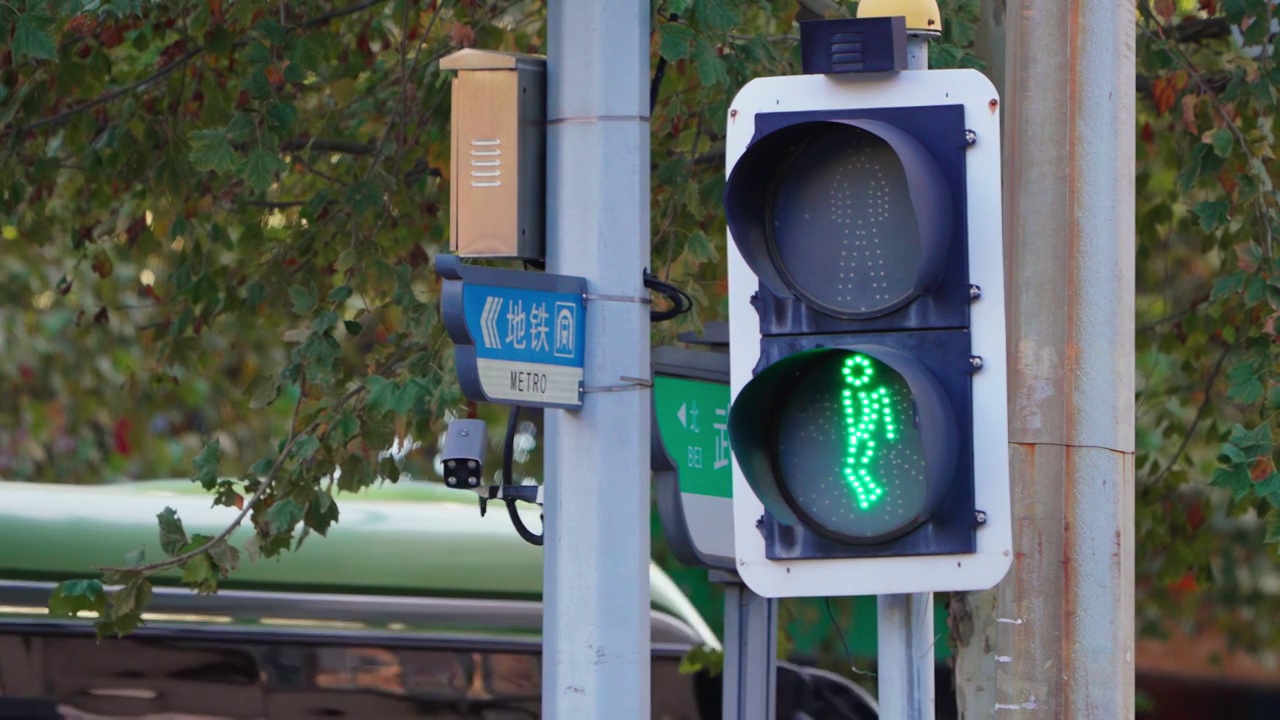 红绿灯交通信号灯视频素材