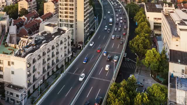 上海城市交通视频素材