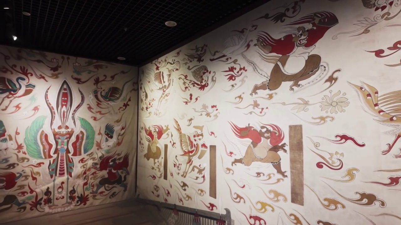 河北博物院彩色壁画视频下载