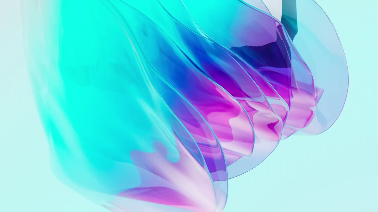 抽象玻璃渐变背景动画视频下载