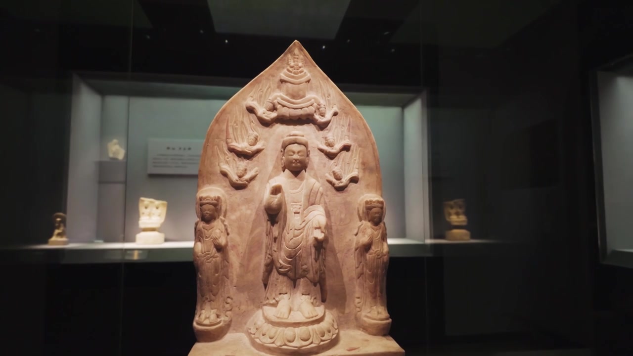 河北博物院古代曲阳石雕视频下载