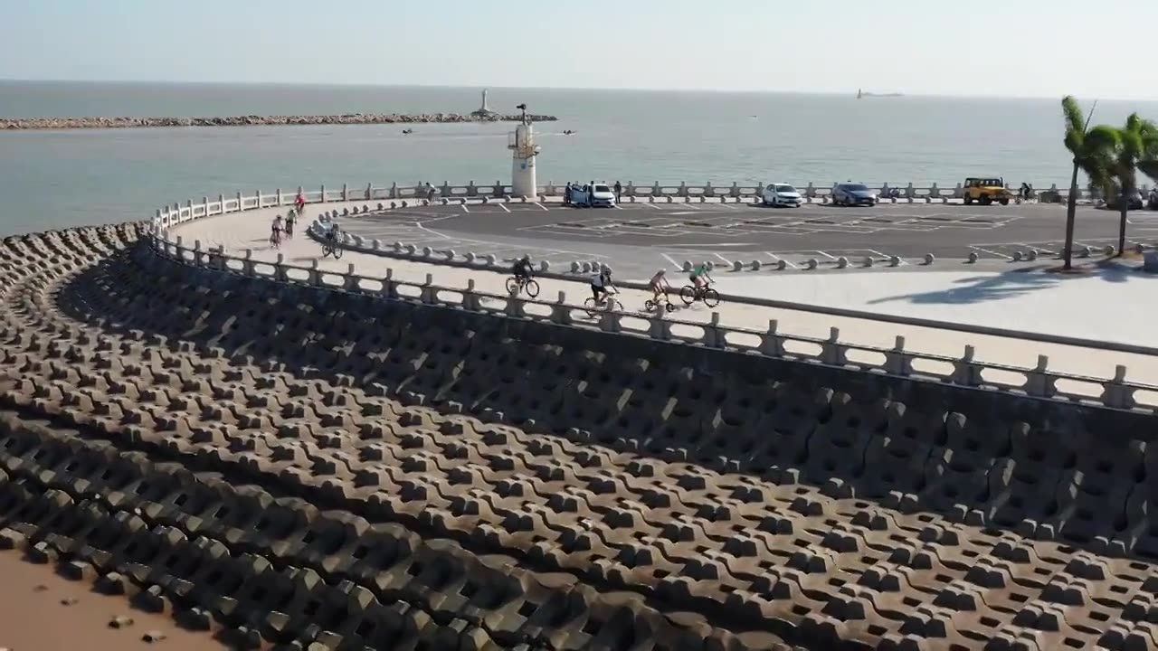 珠海海边公路骑行视频下载