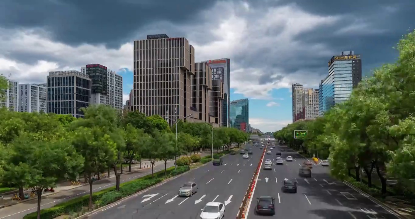 北京国贸cbd 商务区视频下载