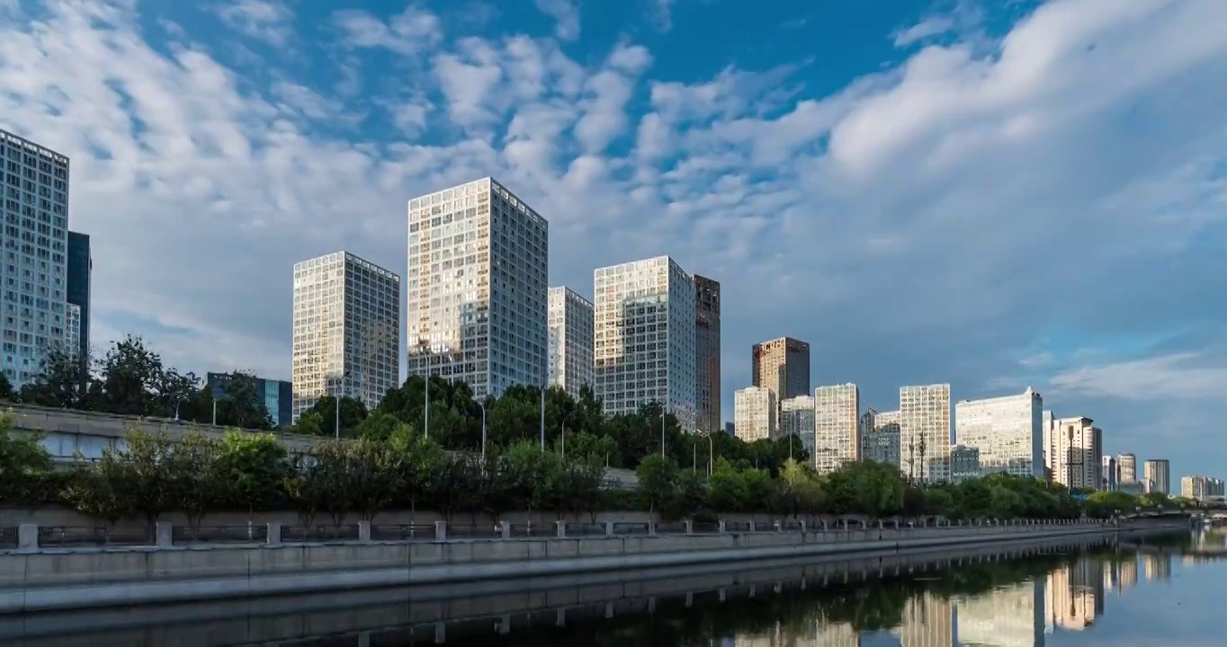 北京国贸cbd 商务区视频素材