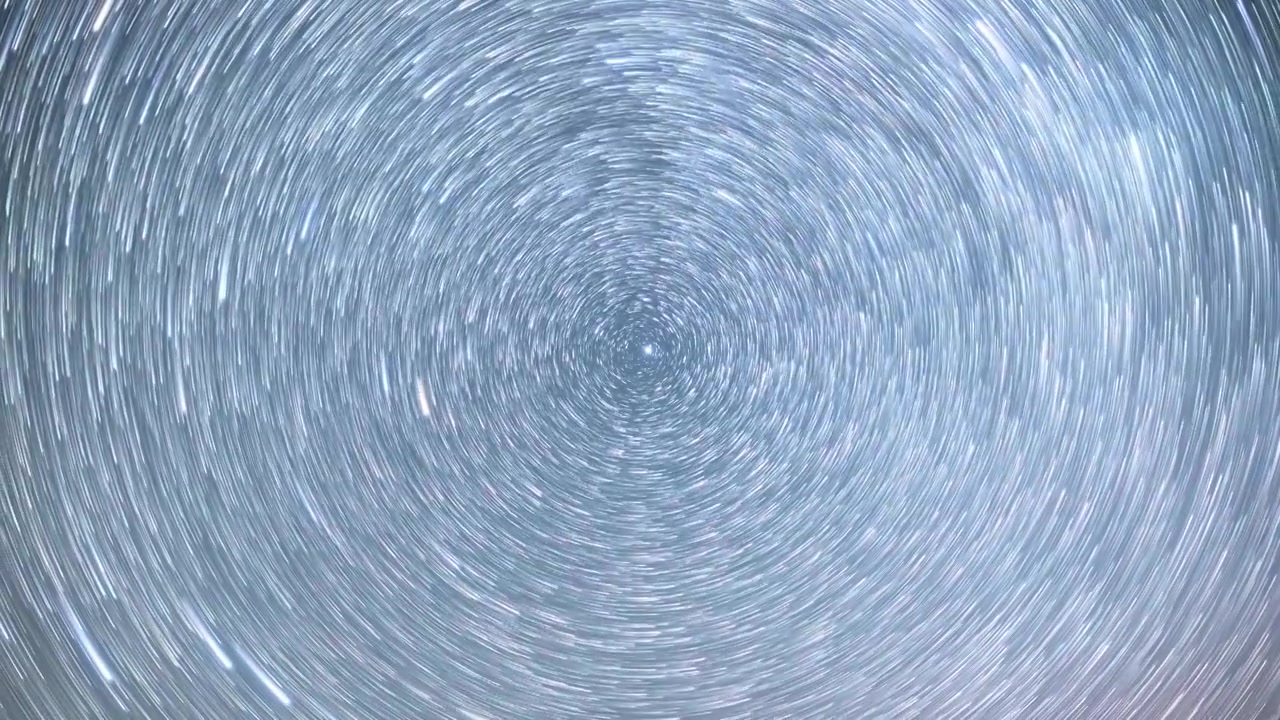 星轨延时：星空星迹与天空背景视频下载