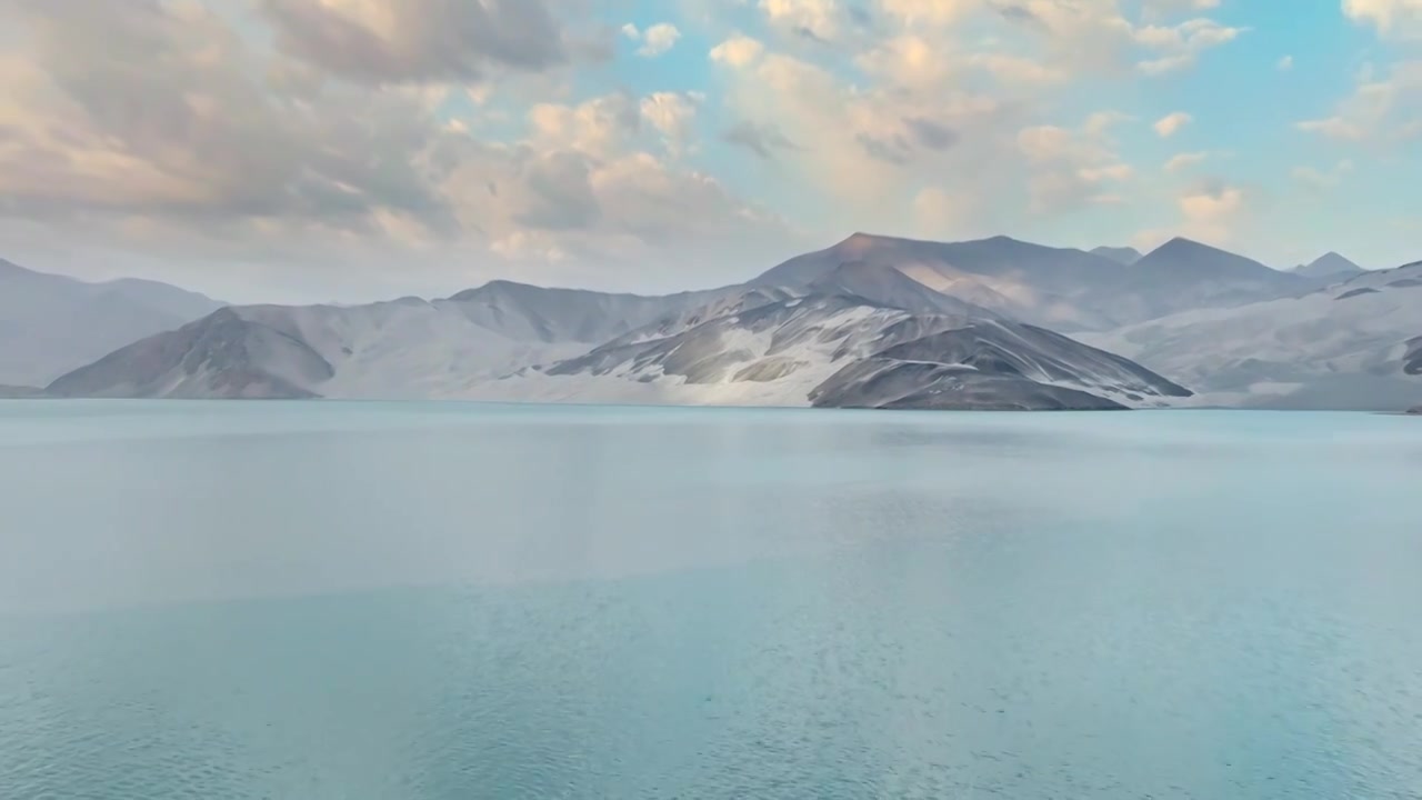 新疆克孜勒苏白沙山白沙湖航拍视频下载