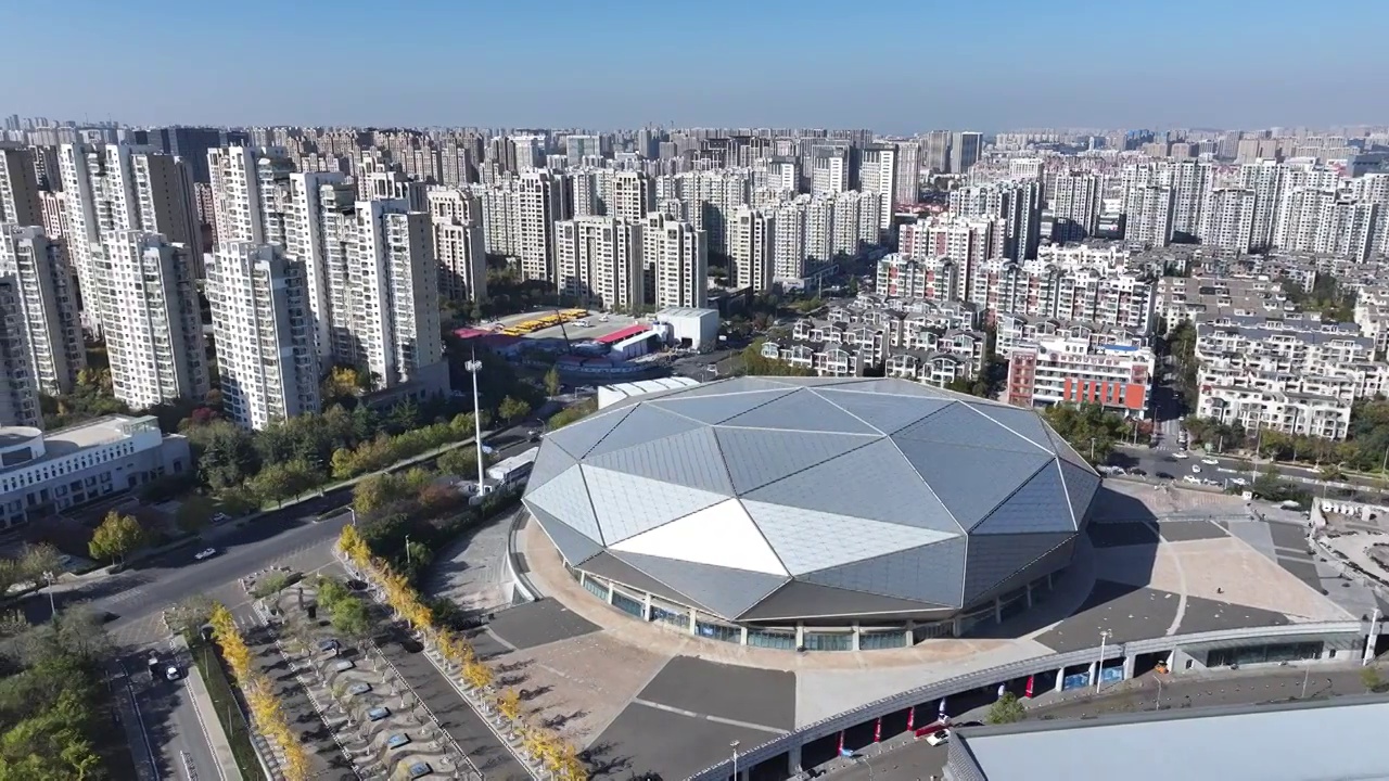青岛国新体育中心钻石体育馆视频下载