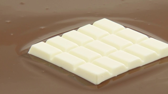 白巧克力加牛奶巧克力视频素材