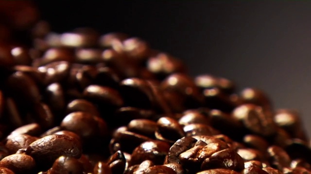 咖啡豆和咖啡粉视频素材