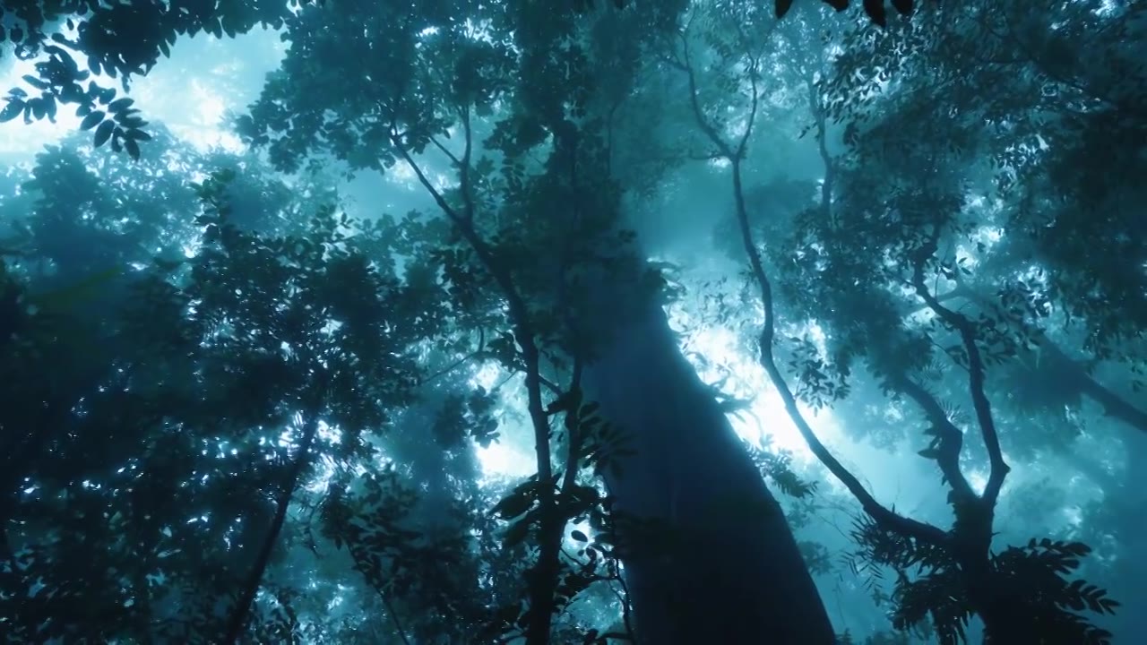 大自然热带雨林风景视频下载