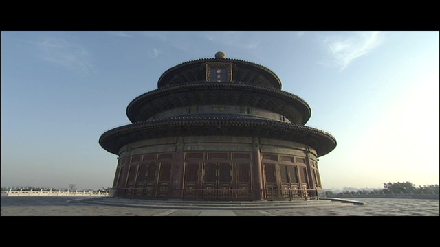 北京天坛祈年殿视频素材