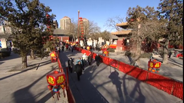 春节庆祝活动视频素材