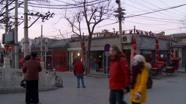 北京什刹海视频素材